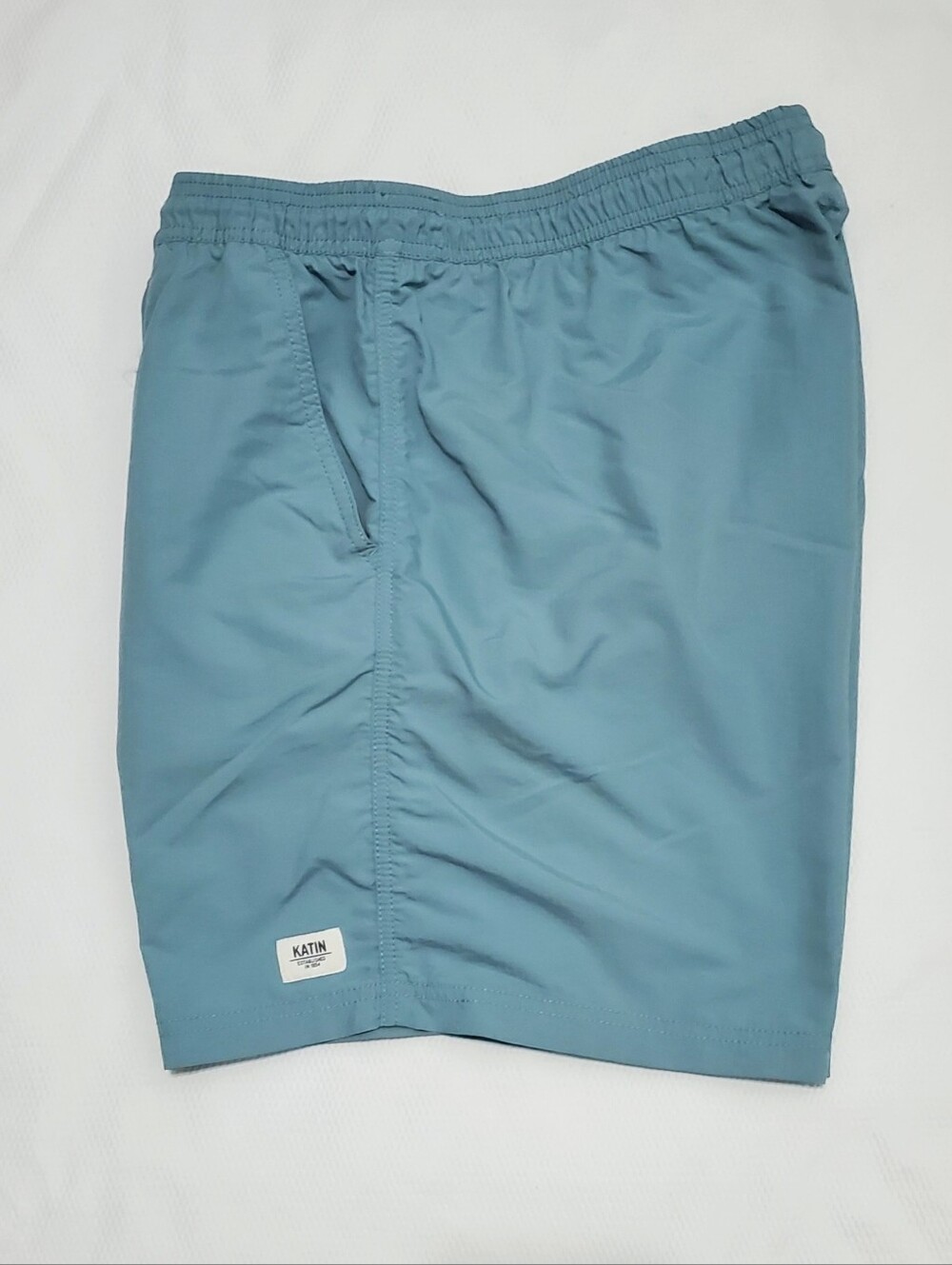 Katin Poolside Volley Shorts Swim Board Shorts Teal Mens XL - Picture 7 of 9